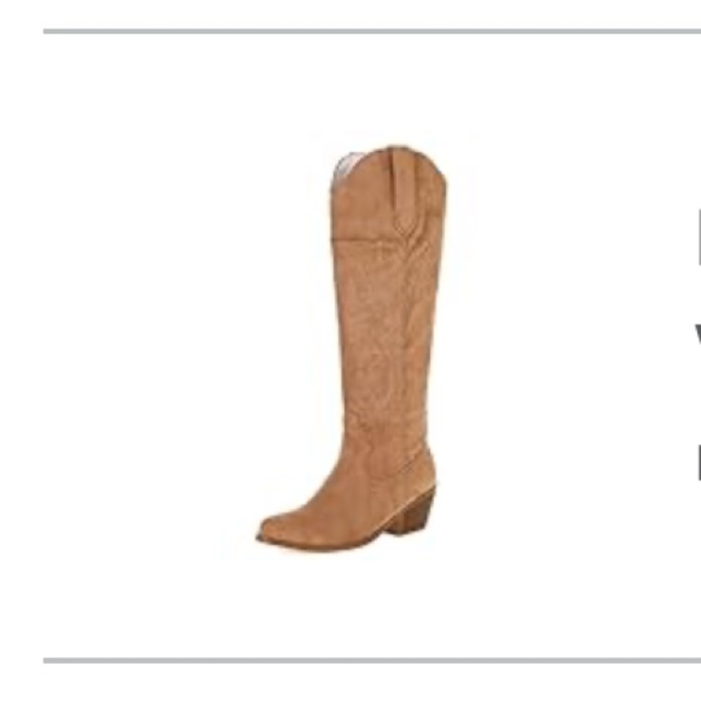 Vimisaoi cowboy boots, ordered from Amazon & worn once for a costume. Knee high